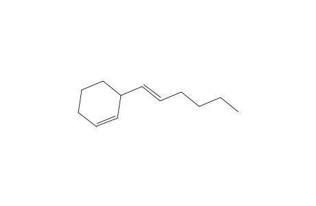 Cyclohexene, 3-(1-hexenyl)-, (E)-