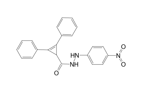 Cyclopropene-3-carbohydrazide, 1,2-diphenyl-N2-(4-nitrophenyl)-