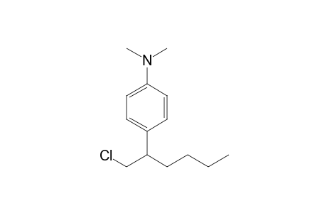 N,N-Dimethyl-4-(1-(chloromethyl)pentyl)aniline