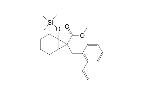 METHYL-1-TRIMETHYLSILOXY-7-(2-VINYLBENZYL)-BICYCLO-[4.0.1]-HEPTANE-7-CARBOXYLATE