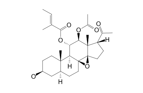 11alpha-O-TIGLOYL-12beta-O-ACETYLTENACIGENIN B