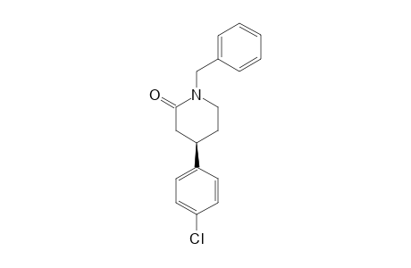 N-BENZYL-4-(4-CHLOROPHENYL)-2-PIPERIDINONE
