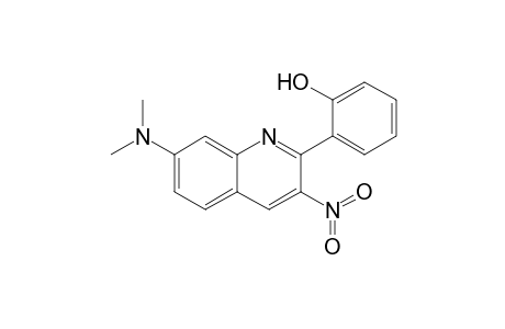 2-(7-(Dimethylamino)-3-nitroquinolin-2-yl)phenol