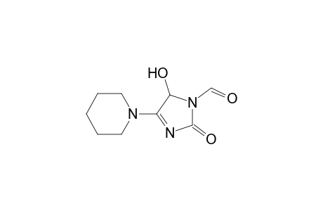 1-Formyl-5-hydroxy-4-piperidino-1H-imidazo-2(5H)-one