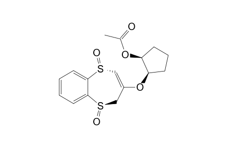 (1R,5R)-3-[[(1R,2S)-2-(Acetoxy)cyclopentyl]oxy]-4H-1,5-benzodithiepine 1,5-dioxide