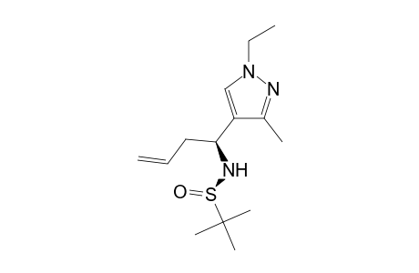 (R)-N-[(1S)-1-(1-ethyl-3-methyl-1H-pyrazol-4-yl)-3-butenyl]-2-methyl-2-propanesulfinamide