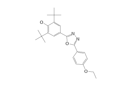 2,6-DI-TERT.-BUTYL-4-[5-(4-ETHOXYPHENYL)-1,3,4-OXADIAZOL-2-YL]-PHENOL