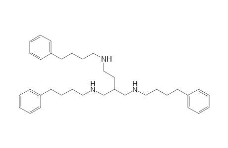 N,N'-bis(4"-Phenylbutyl)-2-[(4'-phenylbutyl)aminomethyl]butane-1,4-diamine