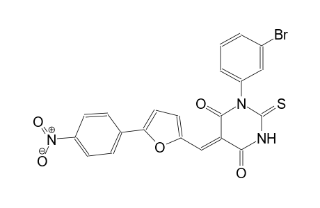 (5Z)-1-(3-bromophenyl)-5-{[5-(4-nitrophenyl)-2-furyl]methylene}-2-thioxodihydro-4,6(1H,5H)-pyrimidinedione