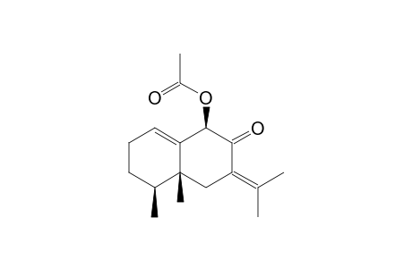 9-beta-Acetoxy-1,10-didehydrofukinone