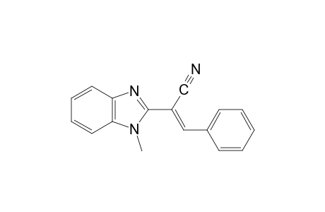 trans-alpha-BENZYLIDENE-1-METHYL-2-BENZIMIDAZOLEACETONITRILE