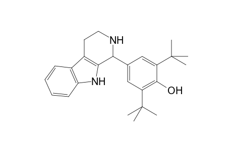 Pyrido[3,4-b]indole, 1,2,3,4-tetrahydro-1-(3,5-di-tert-butyl-4-hydroxyphenyl)-