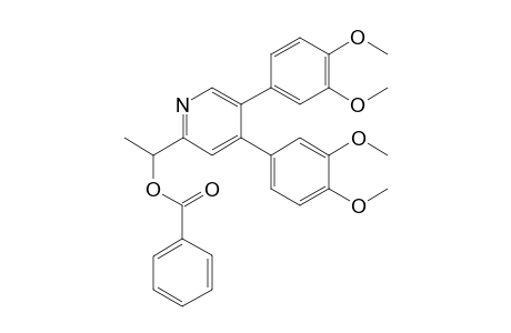 4,5-bis(3',4'-Dimethoxyphenyl)-2-[.alpha.-(benzoyloxy)ethyl]-pyridine