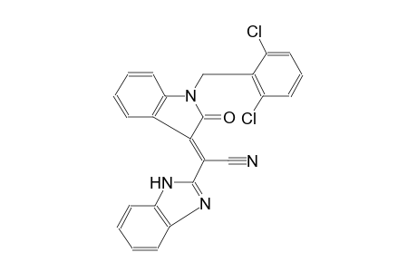 1H-benzimidazole-2-acetonitrile, alpha-[1-[(2,6-dichlorophenyl)methyl]-1,2-dihydro-2-oxo-3H-indol-3-ylidene]-