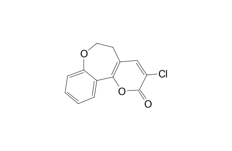 2H-Pyrano[3,2-d][1]benzoxepin-2-one, 3-chloro-5,6-dihydro-