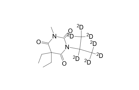 2,4,6(1H,3H,5H)-Pyrimidinetrione, 5,5-diethyl-1-methyl-3-[1-(methyl-D3)ethyl-1,2,2,2-D4]-