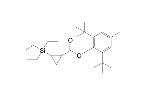 2,6-Di-tert-butyl-4-methylphenyl 2-triethylsilylcyclopropane-1-carboxylate