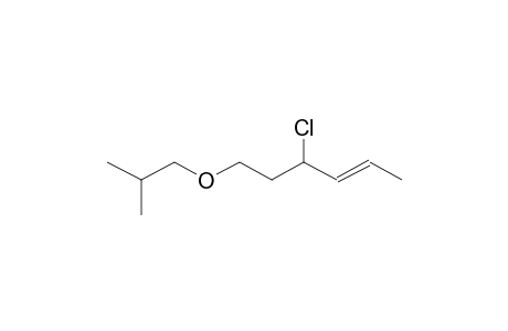 4-CHLORO-6-ISOBUTOXY-2(E)-HEXENE