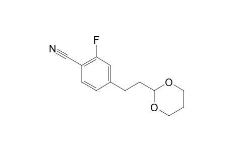 4-(2-(1,3-Dioxan-2-yl)ethyl)-2-fluorobenzonitrile