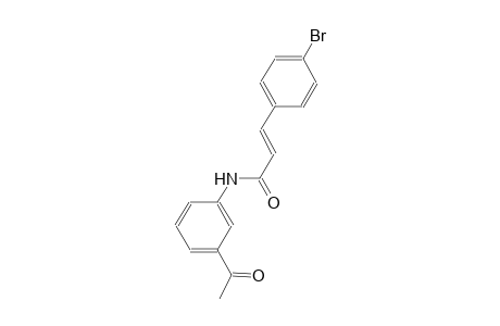(2E)-N-(3-acetylphenyl)-3-(4-bromophenyl)-2-propenamide