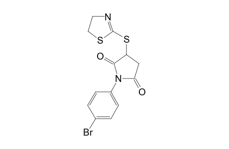 1-(4-Bromophenyl)-3-(4,5-dihydro-1,3-thiazol-2-ylsulfanyl)-2,5-pyrrolidinedione