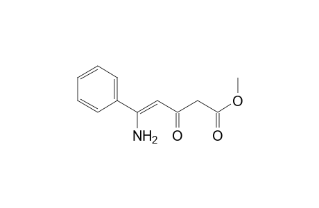 4-Pentenoic acid, 5-amino-3-oxo-5-phenyl-, methyl ester