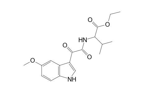 N-[(5-methoxyindol-3-yl)glyoxyloyl]valine, ethyl ester