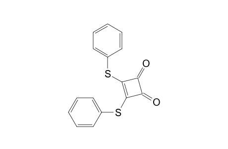 3,4-bis(phenylsulfanyl)cyclobut-3-ene-1,2-dione