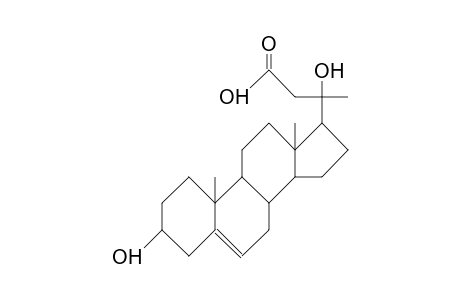 3b,20R-Dihydroxy-23-norchol-5-enoic acid