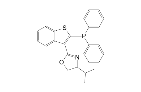 diphenyl-[3-(4-propan-2-yl-4,5-dihydro-1,3-oxazol-2-yl)-1-benzothiophen-2-yl]phosphane