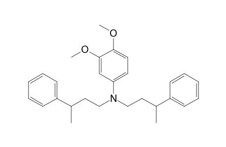 N-(3,4-Dimethoxyphenyl)-N,N-bis-(3-phenylbutyl)amine