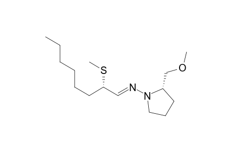 (S,S)-(-)-2-Methoxymethyl-1-(2-methylthio-1-octylidenamino)pyrrolidine