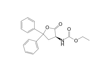 (3S)-3-Ethoxycarbonylamino-5,5-diphenyltetrahydrofuran-2-one