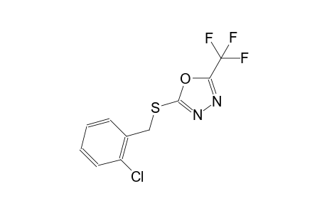 2-chlorobenzyl 5-(trifluoromethyl)-1,3,4-oxadiazol-2-yl sulfide