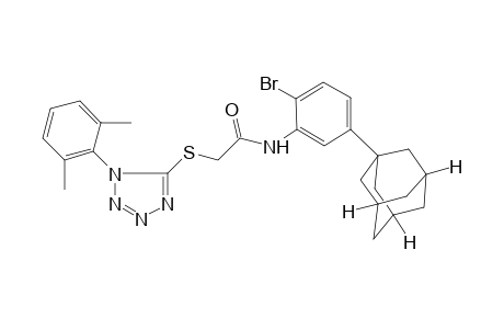 N-(5-adamantan-1-yl-2-bromo-phenyl)-2-[1-(2,6-dimethyl-phenyl)-1H-tetrazol-5-ylsulfanyl]-acetamide