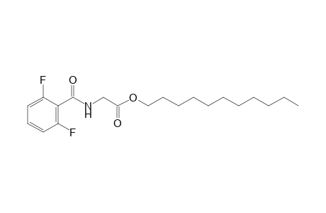 Glycine, N-(2,6-difluorobenzoyl)-, undecyl ester
