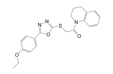 1-({[5-(4-ethoxyphenyl)-1,3,4-oxadiazol-2-yl]sulfanyl}acetyl)-1,2,3,4-tetrahydroquinoline