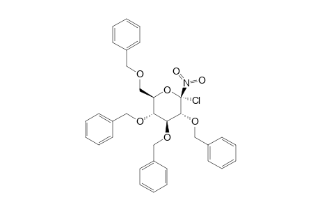.beta.-D-Glucopyranosyl chloride, 1-C-nitro-2,3,4,6-tetrakis-O-(phenylmethyl)-