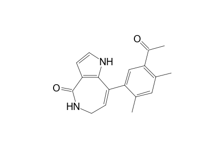 8-(1,5-Dimethyl-4-acetylphenyl)-5,6-dihydro-1H-pyrrolo[3,2-c]azepin-4-one
