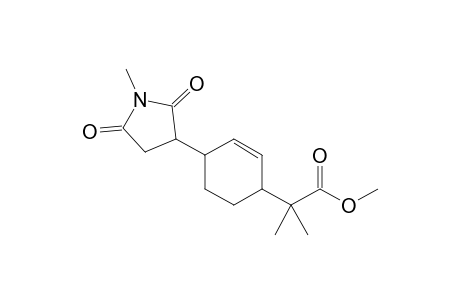 Methyl 2-[4-(1-methyl-2,5-dioxopyrrolidin-3-yl)cyclohex-2-enyl]-2-methylpropionate