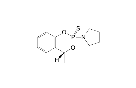 4-METHYL-4H-2-(1-PYRROLIDYL)-1,3,2-BENZODIOXAPHOSPHORIN-2-SULFIDE;TRANS-ISOMER