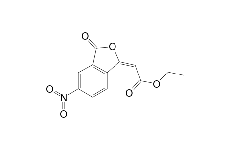 Acetic acid, (5-nitro-3-oxo-1(3H)-isobenzofuranylidene)-, ethyl ester, (Z)-