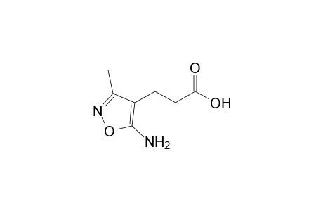 3-(5-amino-3-methyl-1,2-oxazol-4-yl)propanoic acid