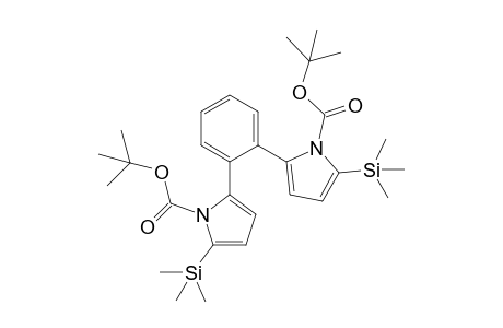 Di-tert-butyl 5,5'-(1,2-Phenylene)bis(2-(trimethylsilyl)-1H-pyrrole-1-carboxylate)