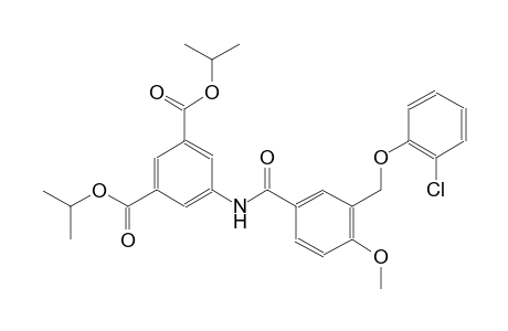 diisopropyl 5-({3-[(2-chlorophenoxy)methyl]-4-methoxybenzoyl}amino)isophthalate