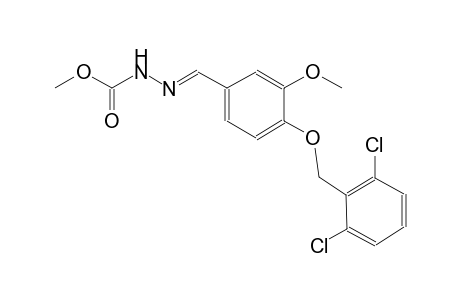 methyl (2E)-2-{4-[(2,6-dichlorobenzyl)oxy]-3-methoxybenzylidene}hydrazinecarboxylate