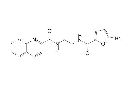 2-quinolinecarboxamide, N-[2-[[(5-bromo-2-furanyl)carbonyl]amino]ethyl]-