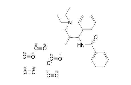 [3-(Benzoylamino)-1-(diethylamino)-2-methyl-3-phenyl-2-propenyliden]pentacarbonyl]chromium(0)