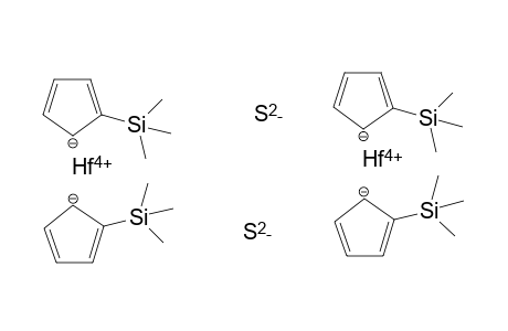 Hafnium(IV) tetrakis(2-(trimethylsilyl)cyclopenta-2,4-dien-1-ide) disulfide