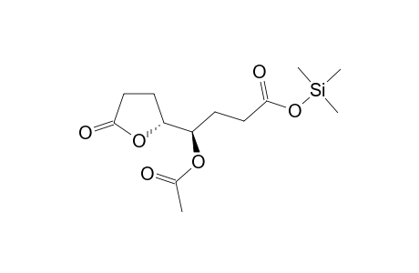 (R,R)-(-)-5-Acetoxy-7-carboxyheptane-4-olide Trimethylsilyl Dev.
